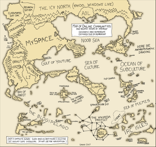 xkcd online communities spring 2007